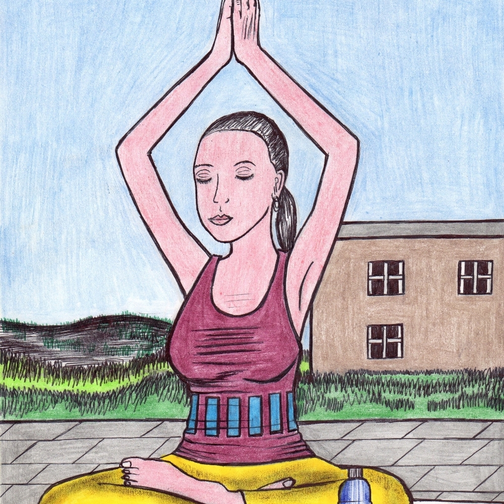 Home decor Art PRINT on paper " Above ground "